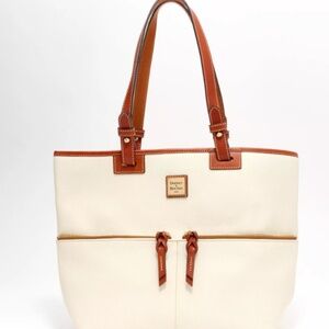 Dooney and Bourke Double Handle Convertible Shopper LeatherTote